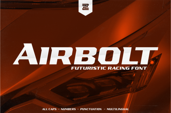 Airbolt: A Futuristic Display Font for Bold Digital Design