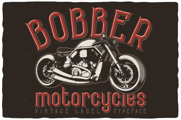 Bobber Motorcycles Font for Bold Web Designs