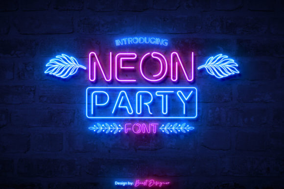 Bringing Neon Party to Life in Handmade Creations