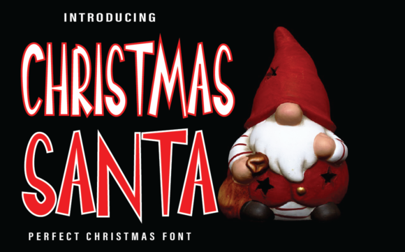 Christmas Santa Font for Festive Campaigns