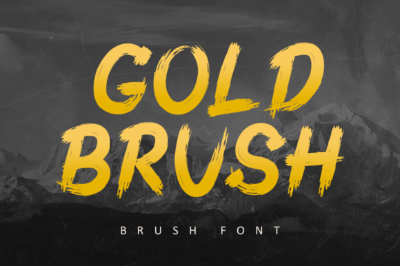 Gold Brush Font Review for Real Projects