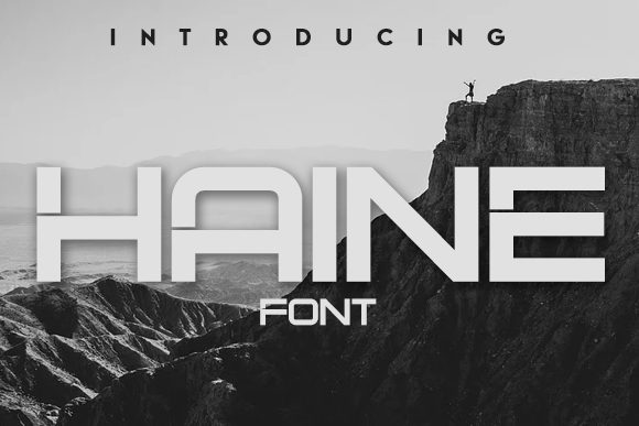 Haine: A Modern Display Font for Editorial Design