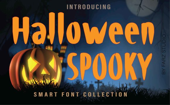 Halloween Spooky Font: A Display Typographic Asset for Editorial Design