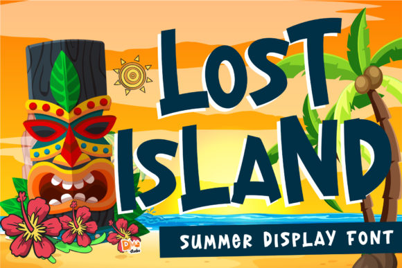 Lost Island: A Bold Display Font for Creative Branding