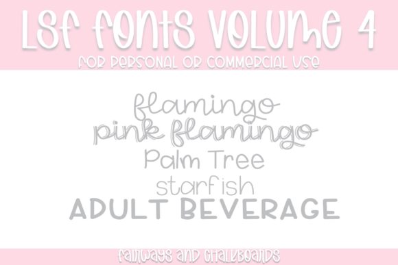LSF Volume 4: A Display Font for Handmade Creativity