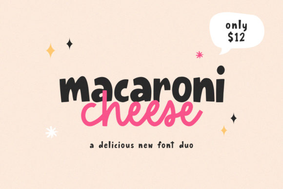Macaroni Cheese Font for Editorial Design