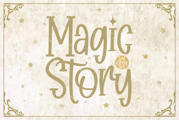 Magic Story Font for Campaign Creativity