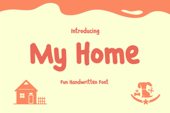 My Home: A Warm Display Font for Editorial Design