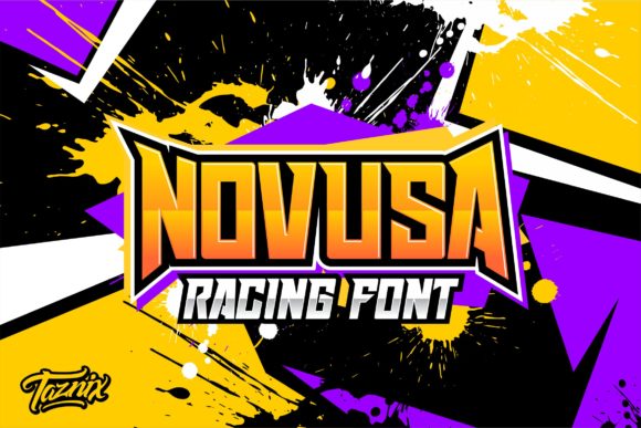 Novusa: A Bold Display Font for Editorial Design
