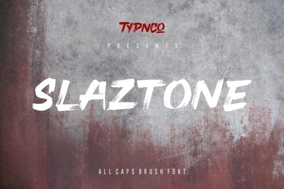 Slaztone: A Bold Display Font for Digital Creatives