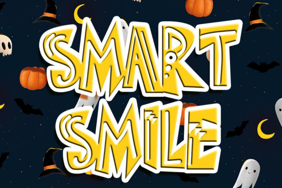 Smart Smile: A Quirky Display Font for Creative Projects