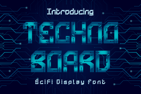 Technoboard: A Bold Display Font for Modern Editorial Design