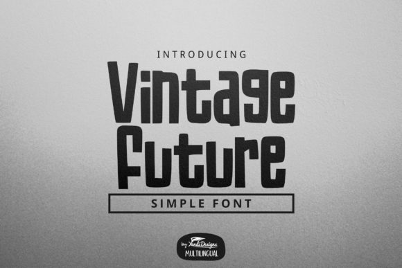 Vintage Future Font for Web Design