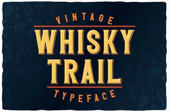 Whisky Trail: A Vintage Display Font for Editorial Elegance